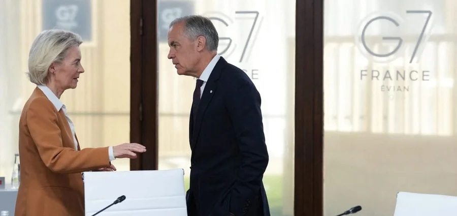 Ursula von der Leyen Mark Carney